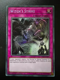 Witch's Strike SAST-EN079 Secret Rare 1st Edition Near Mint Yugioh - Image 1