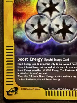Pokemon Card Boost Energy 145/147 Aquapolis Reverse Holo 2003 ENG EXCELLENT + - Image 4