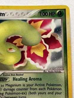 Pokemon Card Meganium 9/115 Holo EX Unseen Forces 2005 ENG NM - Image 4