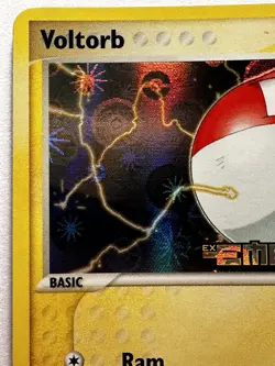 Pokemon Card Voltorb 71/106 Reverse Holo Stamp EX Emerald 2005 ENG NEAR MINT - Image 3