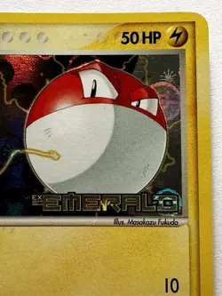 Pokemon Card Voltorb 71/106 Reverse Holo Stamp EX Emerald 2005 ENG NEAR MINT - Image 4