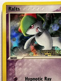 Pokemon Card Ralts 61/106 Reverse Holo Stamp EX Emerald 2005 ENG NEAR MINT - Image 3