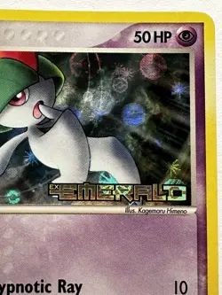 Pokemon Card Ralts 61/106 Reverse Holo Stamp EX Emerald 2005 ENG NEAR MINT - Image 4