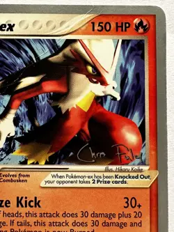 Pokemon Card Blaziken EX 89/95 World Championship 2004 Chris Fulop ENG POOR - Image 4