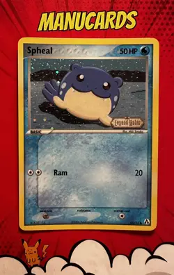 Pokemon Card Spheal 65/92 Reverse Holo Stamp Ex Legend Maker 2006 ENG NEAR MINT - Image 1