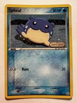 Pokemon Card Spheal 65/92 Reverse Holo Stamp Ex Legend Maker 2006 ENG NEAR MINT - Image 2