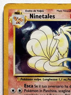 Pokemon Card Game Ninetales N° 12/102 Holo Base Set 1999 WOTC ITA POOR - Image 3
