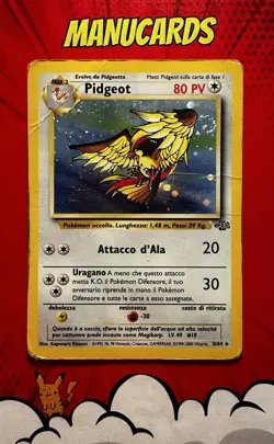 Pokemon Card Game Pidgeot N° 8/64 Holo Jungle 1999 WOTC ITA POOR - Image 1