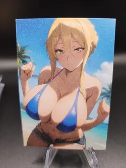 Shizuka Marikawa High School Of The Dead Anime Waifu Card - Image 2