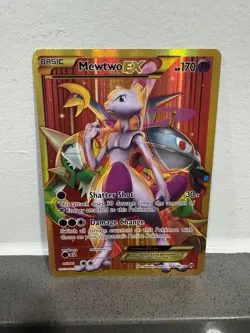 Pokemon TCG Mewtwo EX 164/162 XY Breakthrough 2015 Full Art Secret Card. LP - Image 1