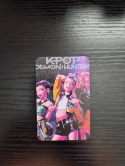 KPop Demon Hunters Collectible Trading Card (DH3) - HUNTR/X - Rumi, Mira, Zoey - Image 1