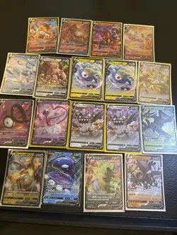 Pokemon TCG Card Bundle 18 Pokemon V Cards - Image 1