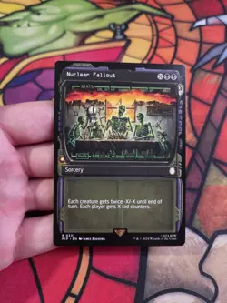 Nuclear Fallout (Showcase) Universes Beyond: Fallout MTG MINT - Image 1