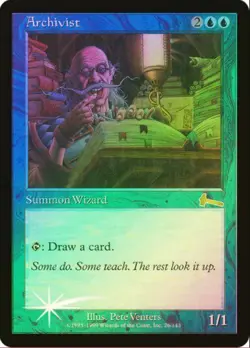 MTG - Urza's Legacy FOIL Archivist! Near Mint! FREE SHIPPING! - Image 1