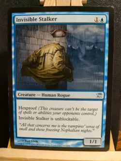 Invisible Stalker - Innistrad - Uncommon - NM to LP (See pics) MTG - Image 1