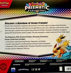 Pokemon TCG: "Prismatic Evolutions Poster Collection Box" ~ Sealed ~ *Brand New* - Image 2