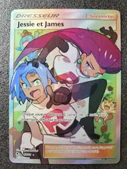 Pokemon 68/68 JESSIE ET JAMES Rare Full Art SL11.5 Destinees Occultes NEUF FR - Image 2