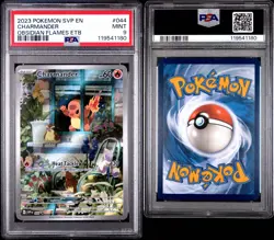 2023 POKEMON SVP EN-SV BLACK STAR PROMO #044 CHARMANDER PSA 9 - Image 3