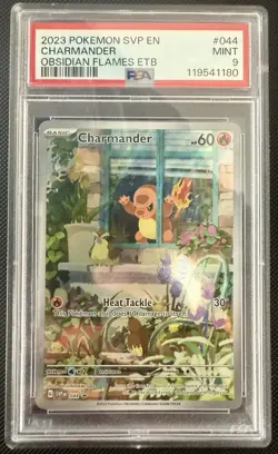 2023 POKEMON SVP EN-SV BLACK STAR PROMO #044 CHARMANDER PSA 9 - Image 4