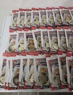 20x Pokemon TCG Destined Rivals Checklane Blister Pack Eevee Promo - Image 1