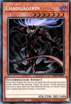 Yu Gi Oh! Chaosjagerin RA02-DE007 Secret Rare - Image 1