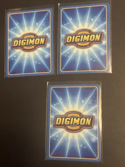 (FOR BUYER) Digimon Lot Of 3 Holo Cards - Image 2