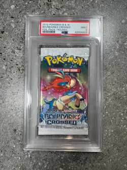 Pokemon TCG Cards Boundaries Crossed Booster Pack - Keldeo Artwork PSA 9 MINT - Image 1