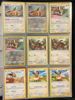 Pokemon TCG 41x Eevee cards Lot NM condition no duplicate card - Image 4