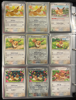 Pokemon TCG 41x Eevee cards Lot NM condition no duplicate card - Image 5