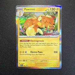 Pokemon Card Pawmot SVP 006 STAMPED Scarlet & Violet Black Star Promo - Image 1