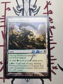 Artist Signed - Stirring Wildwood - Worldwake (WWK) - Eric Deschamps - Image 1