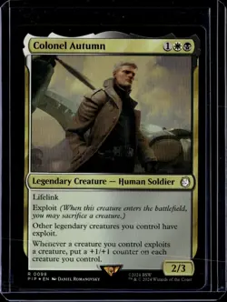 Colonel Autumn - 98 - Foil - PIP - NM - MTG Magic the Gathering - Image 1