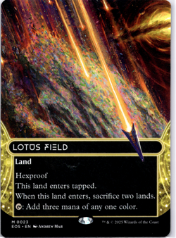 Lotus Field Borderless 0023 EOS NM MTG - Image 1