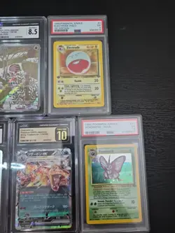 Lot Of 5 Pokemon Card Graded Slabs Charizard, Electrode Psa, Cgc - Image 2