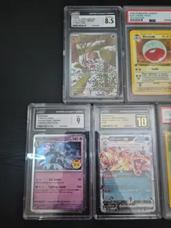 Lot Of 5 Pokemon Card Graded Slabs Charizard, Electrode Psa, Cgc - Image 3