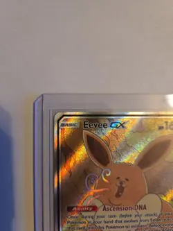 Pokemon TCG Eevee GX SM233 Full Art Promo Black Star Ultra Rare Holo - Image 2