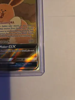 Pokemon TCG Eevee GX SM233 Full Art Promo Black Star Ultra Rare Holo - Image 4