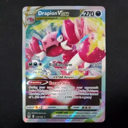 Pokemon TCG Drapion VSTAR Sword & Shield - Lost Origin 119/196 Regular Ultra Ra. - Image 1