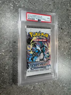 Pokemon TCG Boundaries Crossed Booster Pack - Black Kyurem Artwork PSA 9 MINT - Image 4