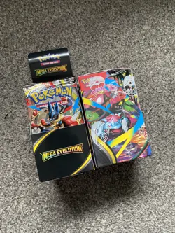 Pokemon Mega Evolutions Booster Box 36 Packs 2 Half Boosters Sealed & Unsealed ✅ - Image 1
