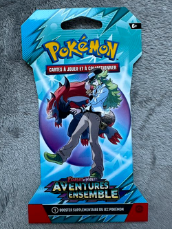 BOOSTER DE 10 CARTES POKEMON AVENTURES ENSEMBLE EV09 FR NEUF SCELLE ZOROARK DE N - Image 1