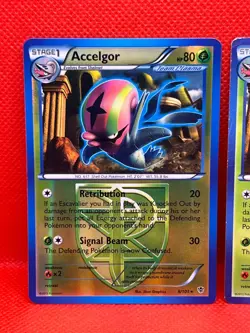 Pokemon Tcg Accelgor 8/101 Plasma Blast Reverse & Non Holo - Image 2