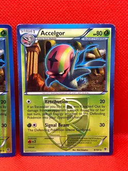Pokemon Tcg Accelgor 8/101 Plasma Blast Reverse & Non Holo - Image 3