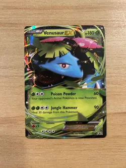 Venusaur EX XY28 - Pokemon TCG XY Promo - Black Star Promos Ultra Rare Holo LP - Image 1