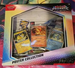 Pokemon Scarlet & Violet Prismatic Evolutions Poster Collection Box New/Sealed - Image 1