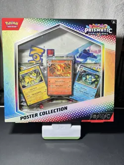 Pokemon TCG: Scarlet & Violet Prismatic Evolutions Poster Collection Box SEALED - Image 1