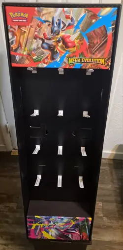 Pokemon: Mega Evolutions - Blister Pack Display (no cards) With Stand - Image 2