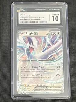 Lugia ex CLV 017/034 Trading Card Game Classic Holo CGC GEM MINT 10! - Image 1