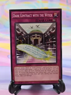 Yu-Gi-Oh TCG Card | Dark Contract with the Witch MP16-EN170 First Edition - Image 1