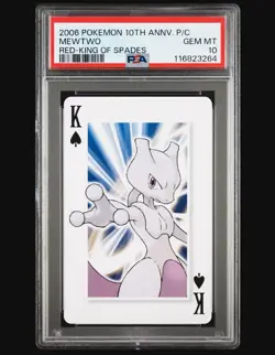 Mewtwo- PSA 10 - 2006 JPN Pokemon Center 10th Anniversary Playing Card - Image 1